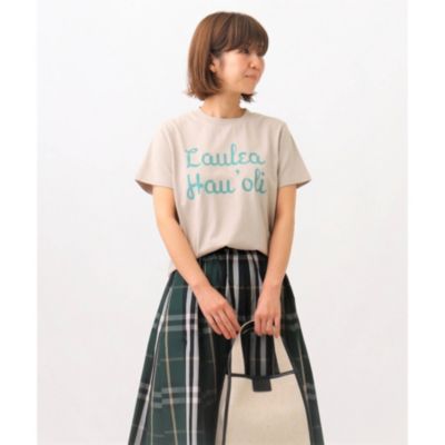 Dessin Ladies デッサン レディース の Classy 6月号掲載 洗える フロッキーハワイtシャツ S L 通販 集英社happy Plus Store