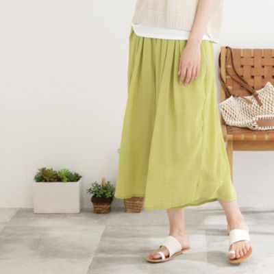 Shoo La Rue Cutie Blonde シューラルー キューティーブロンド の 洗濯機可 接触冷感 吸水速乾 Uvカット すそくるっスラブ調スカンツ通販 集英社happy Plus Store