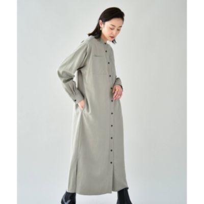 Untitled アンタイトル のバイオヘビーツイル シャツワンピース 洗える 通販 集英社happy Plus Store