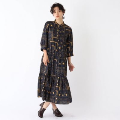 Opaque Clip オペーク ドット クリップ の C バンダナプリント ロングワンピース Web限定サイズ 通販 集英社happy Plus Store