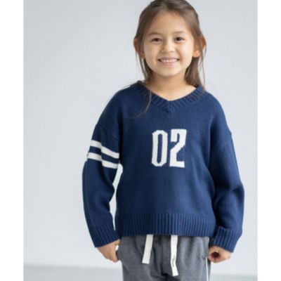 The Shop Tk Kids ティーケー サップキッド キッズ の 110 150 洗濯機で洗える ジャガードニット通販 集英社happy Plus Store
