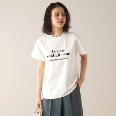 UNTITLED(アンタイトル)の【洗濯機で洗える】きれいめロゴTシャツ通販