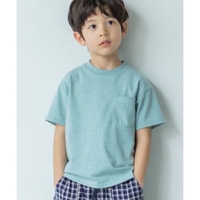 THE SHOP TK(Kids) 【110・130・150】サーキュラー半袖ポケTシャツ【リンク】