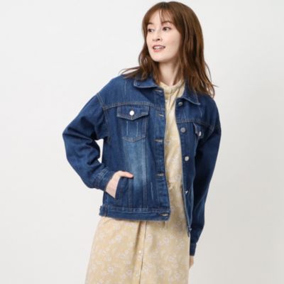 LAURA ASHLEY(ローラアシュレイ)の【洗える】デニムジャケット通販