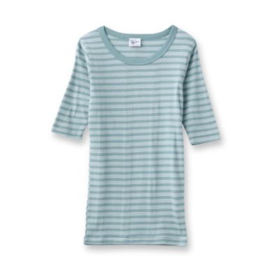 DRESSTERIOR(Ladies) Robert．P．Miller（ロベルト・ピー・ミラー）パネルリブ 5分袖Tシャツ　822C