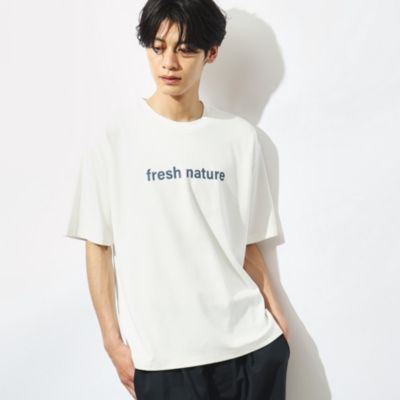 THE SHOP TK(Men) 【接触冷感】FRESH NATURE ポンチフォトTシャツ