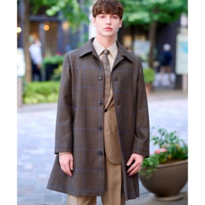 DRESSTERIOR(Men) オーバーペーンチェック バルマカーンコート