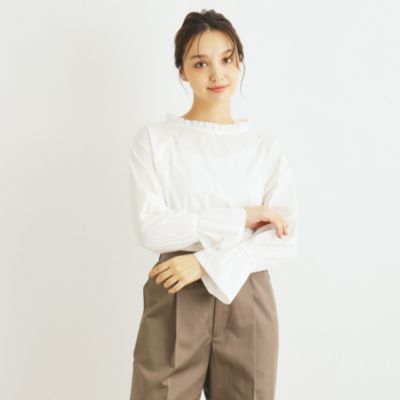 LAURA ASHLEY(ローラアシュレイ)の【コットン100％】プリマシャインフリルカットソー通販 | 集英社HAPPY PLUS STORE