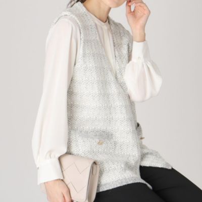 wirrow TWEED DOUBLE-BREASTED OVER COAT