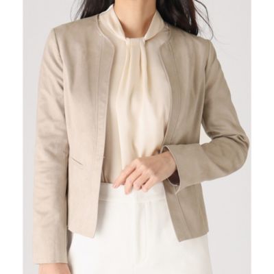 COUP DE CHANCE日本製ノーカラージャケット、スカート2点40