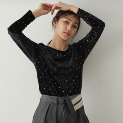シーニュ　バックオープンベロアトップス Riane バックオープンベロアトップス Riane｜Cygne(シーニュ) 公式サイト