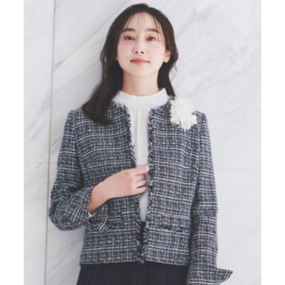 UNTITLED(アンタイトル)の【入卒／セレモニー／通勤】ラメツイードノー  