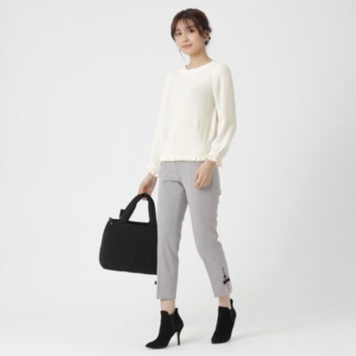 TO BE CHIC(トゥー ビー シック)のウールライクストレッチ パンツ通販