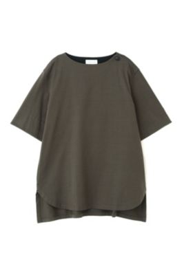 human woman / ヒューマンウーマン ◆ハイゲージコットン天竺Ｔシャツ human woman(ヒューマン ウーマン)の◇ハイゲージコットン天竺T