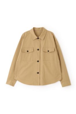 ヒューマンウーマン（human woman）/◆近江晒シャツブルゾン human woman(ヒューマン ウーマン)の◇近江晒シャツブルゾン通販