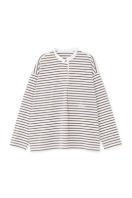 human woman(ヒューマン ウーマン)の◇布帛ドッキングプルオーバー通販