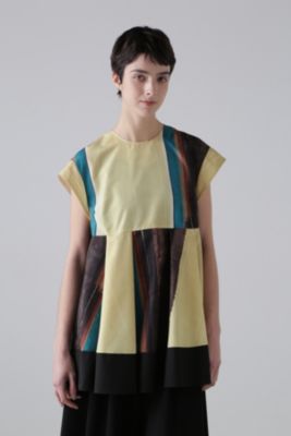 アドーア（ADORE）/ペインティングストライププリントブラウス ADORE(アドーア)のペインティングストライププリントブラウス通販