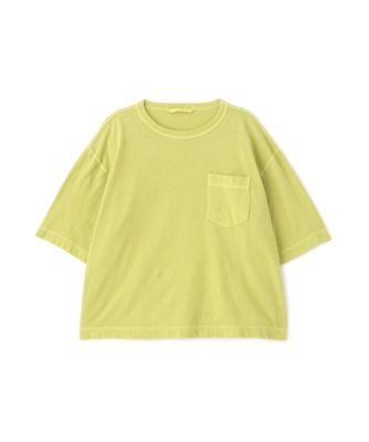 human woman / ヒューマンウーマン ◆ラフィ天竺製品染めＴシャツ human woman(ヒューマン ウーマン)の◇ラフィ天竺製品染めT