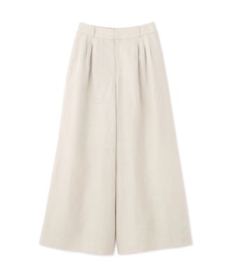 human woman(ヒューマン ウーマン)の◇リネンタック入りバギーパンツ