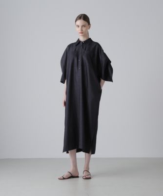 ADORE 麻ツイルワンピース サイズ38【匿名配送】 シックアンドシンカチオンツイルワンピース | ADORE（アドーア