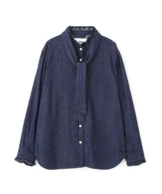 human woman(ヒューマン ウーマン)の◇デニムボウタイブラウス通販