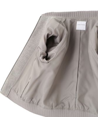 ヒューマンウーマン（human woman）/シェットランドリサイクルＷショートジップブルゾン human woman(ヒューマン ウーマン)のシェットランドリサイクルW