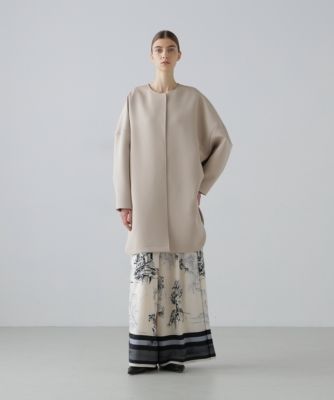6.6万✨ ADORE ◇トリプルクロスコート（ノーカラーコート）｜ADORE（アドーア）の 近年モデル 日本製 春 トリプルクロスコート アドーア ジャケット・アウター