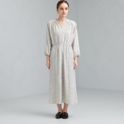 United Arrows Green Label Relaxing ユナイテッドアローズ グリーンレーベル リラクシング のffc シャドー ドット セミフレア ワンピース通販 Leeマルシェ