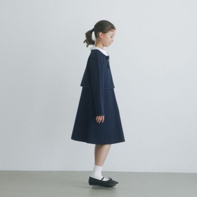 UNITED ARROWS green label relaxing：KID’S ボレロ×ポンチ シロエリワンピース セット