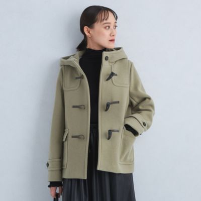 【美品】マーガレットハウエル FOX brothers ダッフルコート オリーブ 美品】マーガレットハウエル FOX brothers ダッフルコート オリーブ