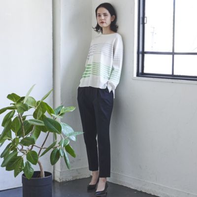 la.f...(ラ・エフ)のアシンメトリーボーダーニット通販 | 集英社HAPPY PLUS STORE