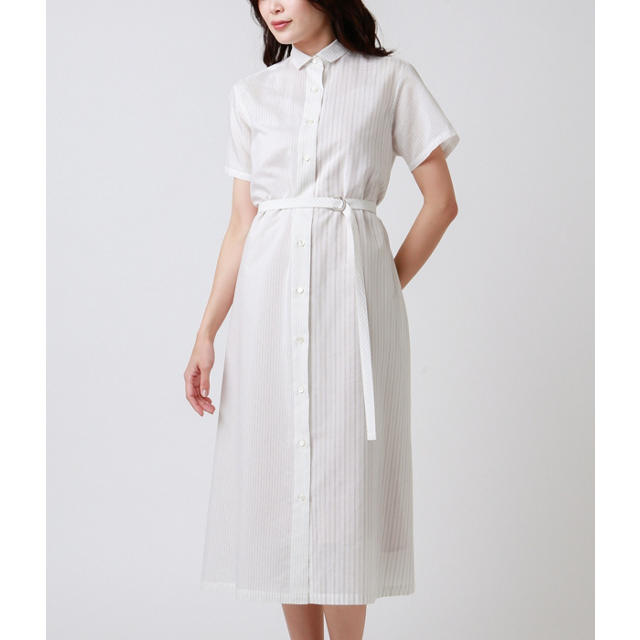 Newyorker Advanced Collection ニューヨーカーアドバンスドコレクション の Special 7days対象商品 店舗限定 ストライプ ロングシャツワンピース通販 集英社happy Plus Store