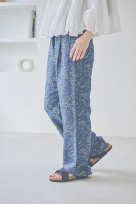 E389 TICCA キュプラジャガードキャミソール.パンツ　美品　セットアップ E389 TICCA キュプラジャガードキャミソール.パンツ 美品
