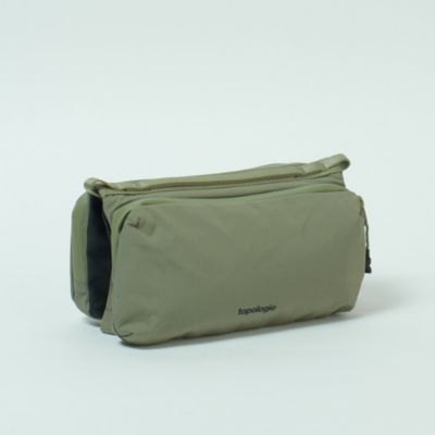 Topologie　ボトルサコッシュ　8.0㎜ロープ　セット Bottle Sacoche Large ボトルサコッシュ ラージ / Chrome