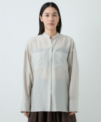 Chaos フェインシルクシャツ2025Autumn Collection Chaos(カオス)のフェインシルクシャツ通販 | 集英社HAPPY PLUS STORE