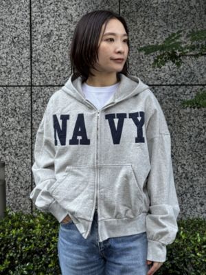 INSCRIRE(アンスクリア)のNavy Zip Hoodie通販 | LEEマルシェ