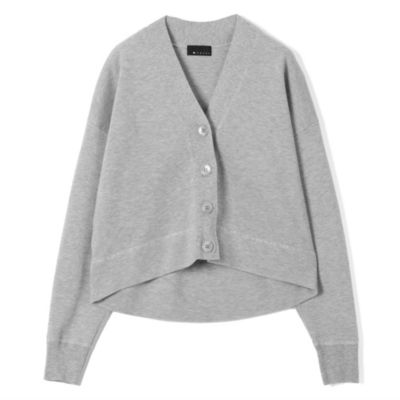 *Future カーディガン 2025 Spring] EFFECTEN / Volume Sleeve Slabknit Over Cardigan