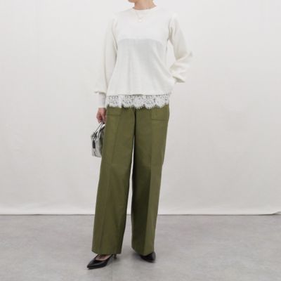 スタッフ身長164cm オフホワイト/F