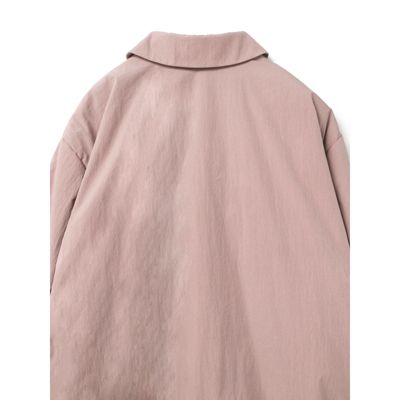 mizuiro ind(ミズイロインド)のワイドパディングシャツジャケット通販