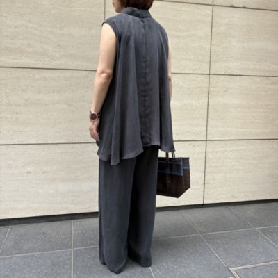 1er Arrondissement キュプラフィブリルノースリーブ&パンツ