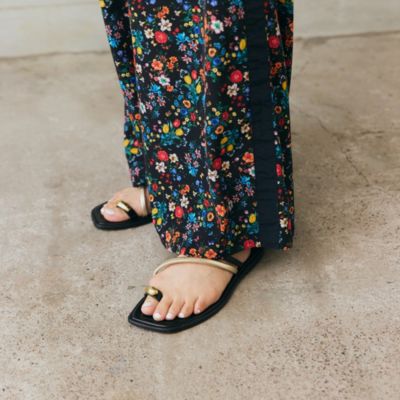 MEYAME(メヤメ)のSIDE LINE WIDE PANTS（FLOWER）通販 | LEEマルシェ
