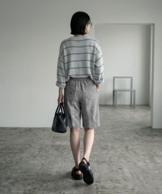 STYLE DELI(スタイルデリ)の【BLK001】ミックスツイードハーフパンツ