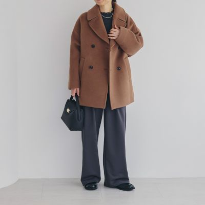 美品✨ティッカ 23年モデル 定価6.4万 ピーコート ブラック TICCA(ティッカ)の【追加予約】ピーコート通販 | 集英社HAPPY PLUS STORE
