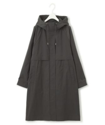 ICB【撥水加工】 メモリーストレッチタフタ フーデットコート　Ｂ ICB(アイシービー)の【撥水加工】 メモリーストレッチタフタ