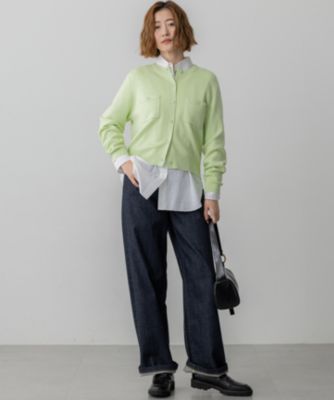 新品未使用【OUR】こだわりシルエットのデニムパンツ／ダークブルー 23区(ニジュウサンク)の【滝沢眞規子さん着用/VERY掲載/洗える】23区