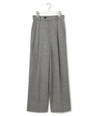 23区 ニジュウサンク ワイド ガウチョ パンツ シルクネップヘリンボーン 23区(ニジュウサンク)のシルクネップヘリンボーン ガウチョ
