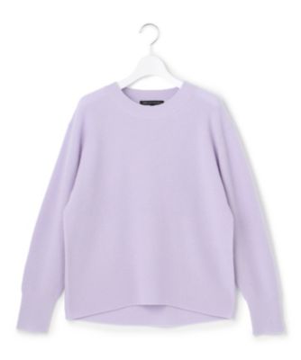 23区(ニジュウサンク)の【洗える】ウールカシミヤ クルーネック ニット