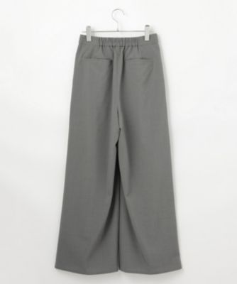【新品未使用】笹川友里さんコラボ　ウエスト調整可ワイドパンツ　#Newans Newans(ハッシュニュアンス)の【洗濯機可能/ストレッチ】〈笹川