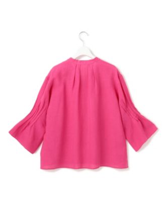 23区(ニジュウサンク)の【洗える】LIBECO タックスリーブ シャツ通販