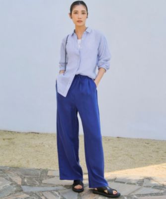 23区(ニジュウサンク)の【杏さん着用】LIBECO ベーシック シャツ